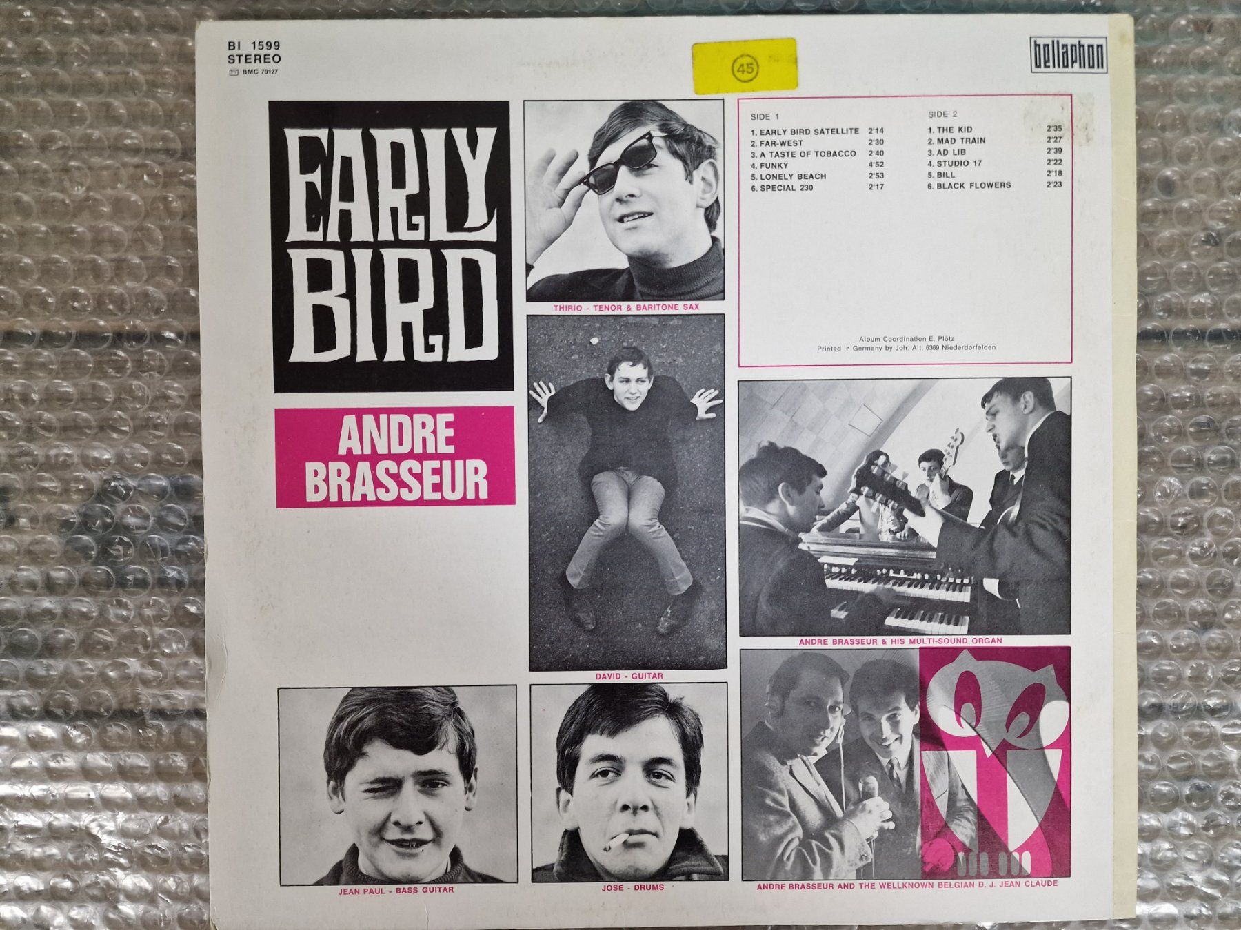 Dischi in vinile: André Brasseur LP – Early Bird – Usato da Root venduto da atelier22 1