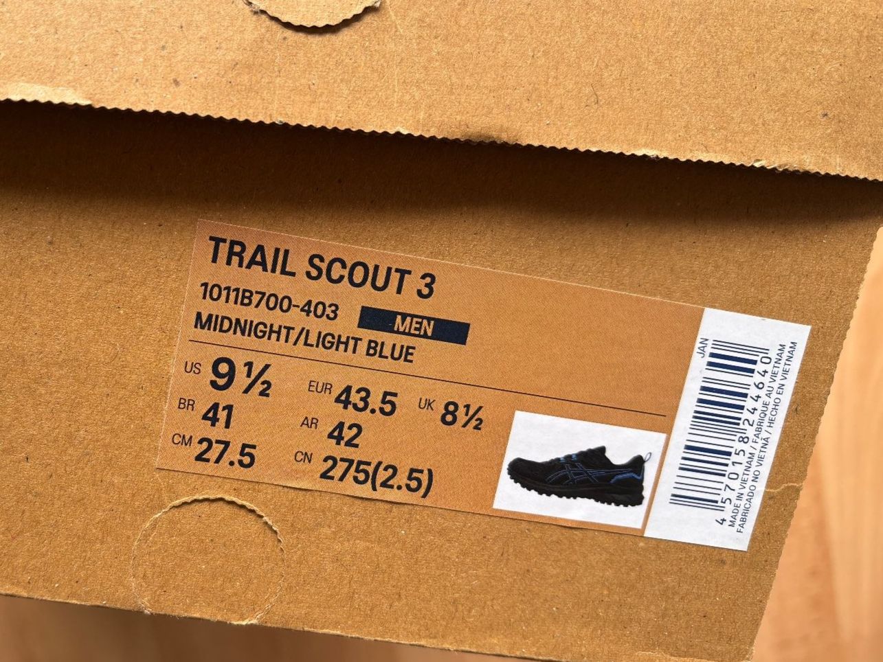 Asics Chaussures hommes: Asics Trail Scout 3 Trekkingschuhe Wanderschuhe – D'occasion à Thun par Melpi2010 1