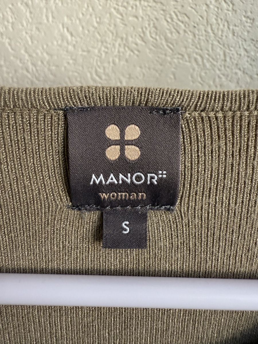 Manor Pulls & Sweat-shirts: Pull col rond maille vert kaki clair Manor, t.36/S – D'occasion à Tavannes par Thriftshop 4