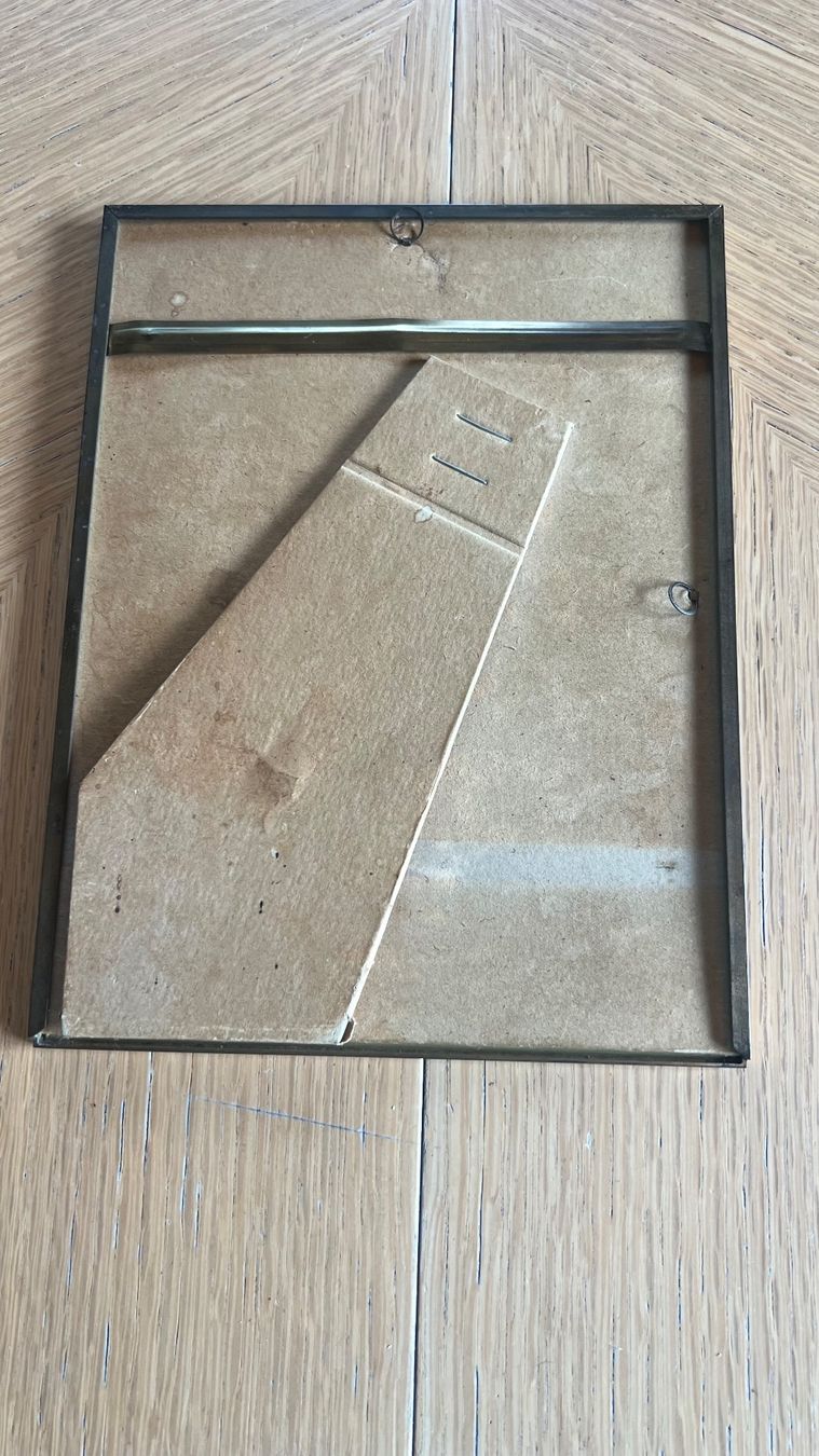 Bilderrahmen: Antiker Bilderrahmen, Metallrahmen, Vintage – Gebraucht aus Schübelbach von Dolly990_2 1