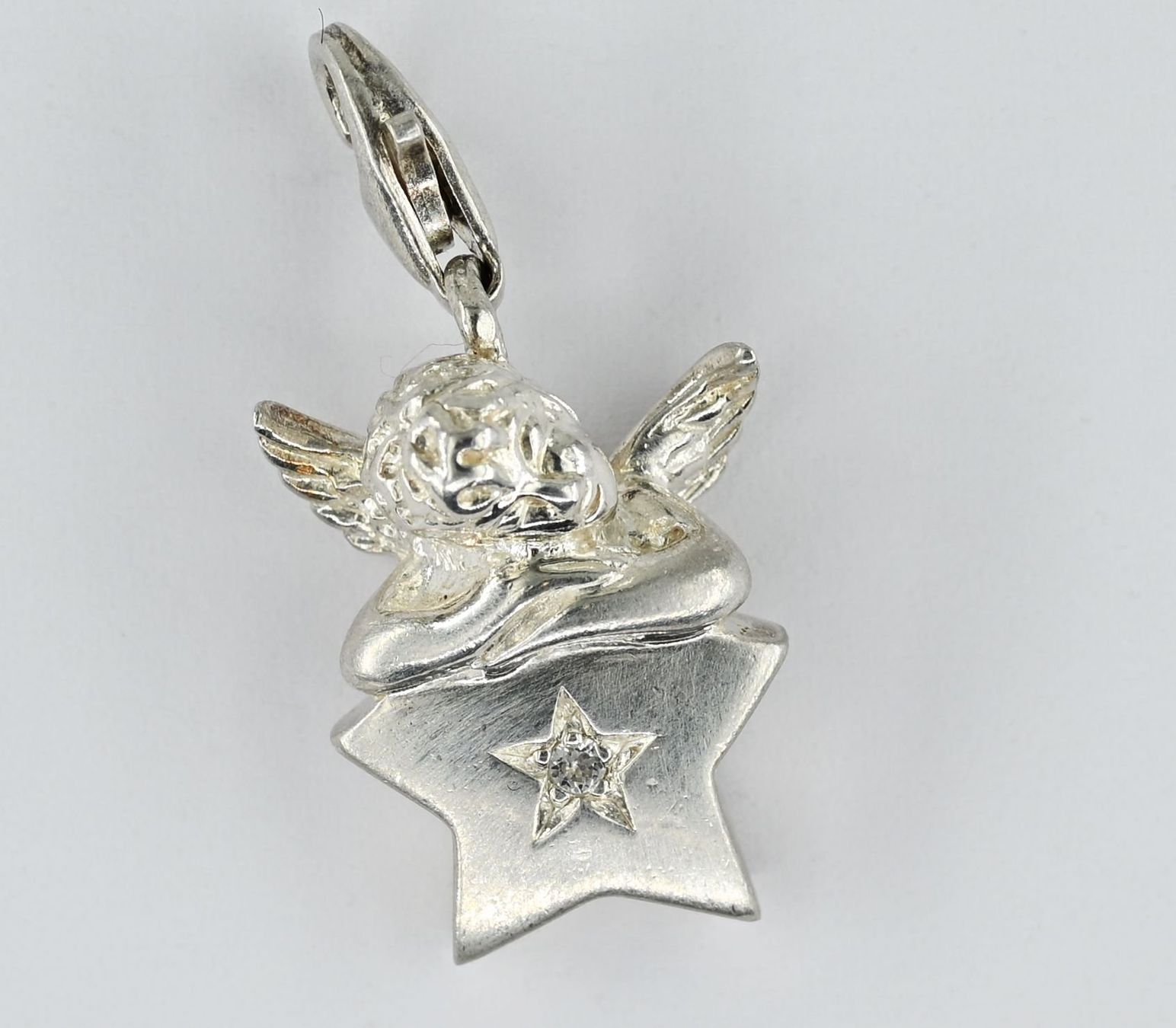 Thomas Sabo Ciondoli: Thomas Sabo Engel auf Stern Silber 925 – Usato da Dürnten venduto da puumies 1