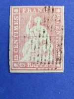 15 Rp. Strubel Nr.24B / SH 24B3, feine Raute - SBK: 140.-.