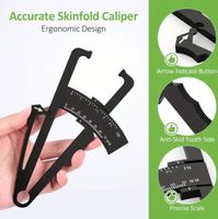Körperfett Caliper schwarz Körperfettanteil messen