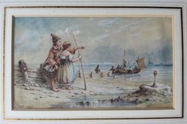 Bild Gemälde Aquarell: George James KNOX, signiert 1867