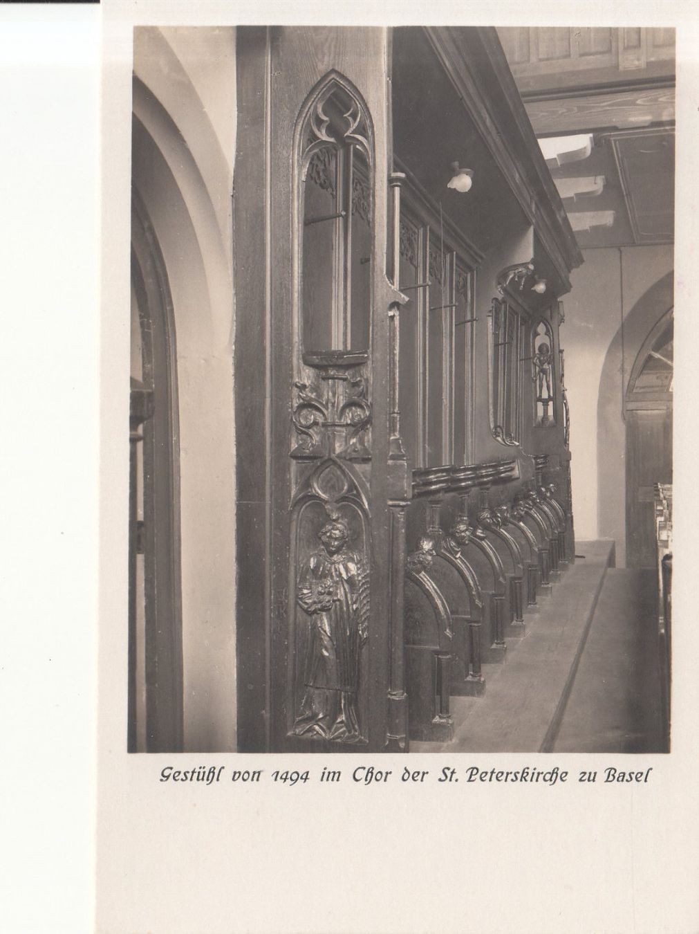 Cartoline postali: Basel St. Petreskirche ca. 1930 – Usato da Bürglen TG venduto da StampGraf