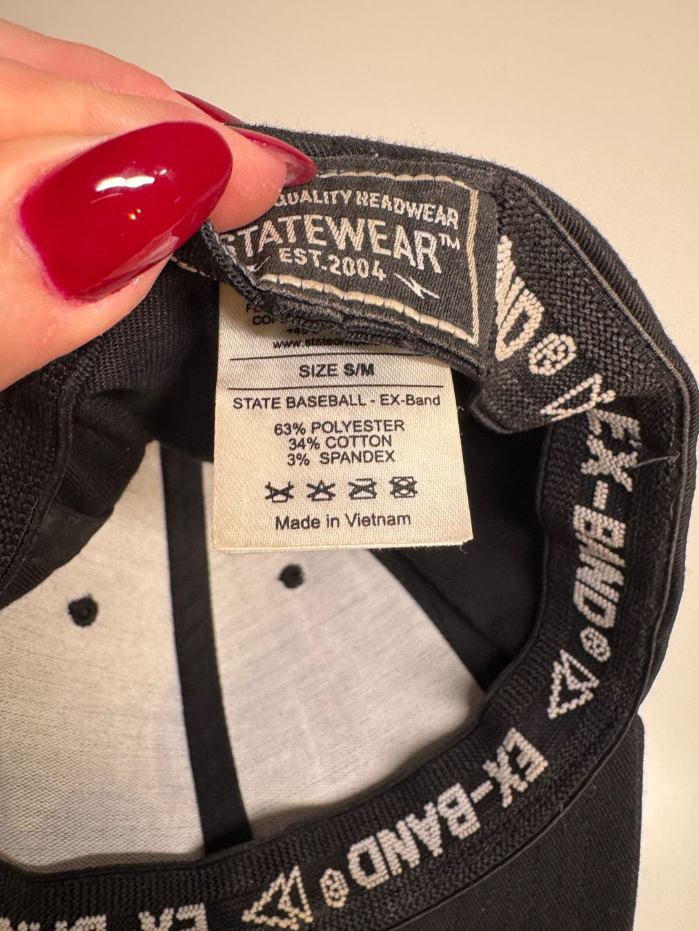 Copricapi, berretti & cappellini: Schwarzes Base Cap Statewear baseball Size S/M – Usato da Grosswangen venduto da shoes.bags.and.co 6