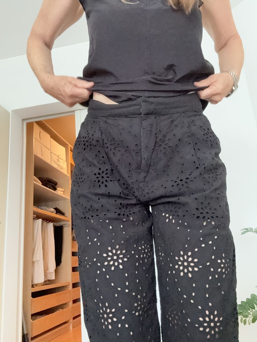 Hosen: Luftige sommerhose aus Baumwolle, Grösse L – Gebraucht aus St. Gallen von Suro09 2