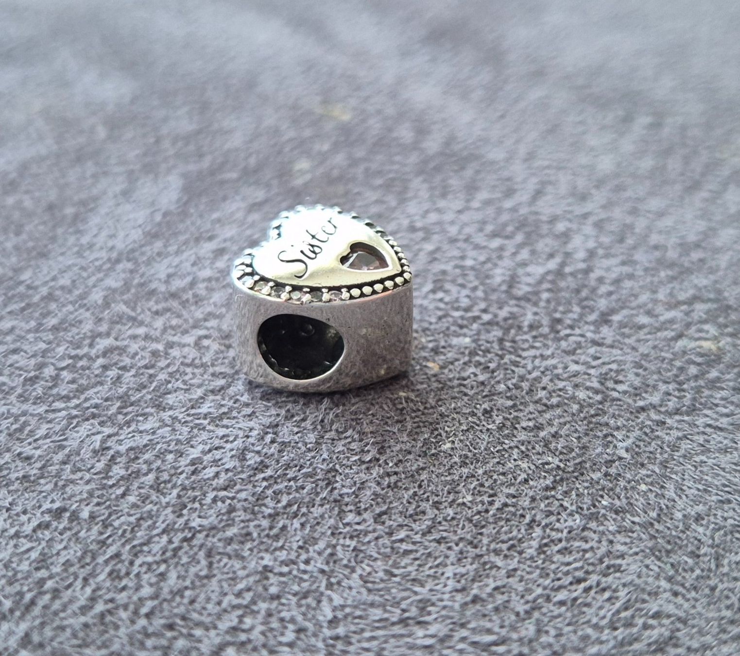 Anhänger: Silber Charm Herz Sister +Garantie – Neu (gemäss Beschreibung) aus Rotkreuz von Carbone_Bijou-Shop 1