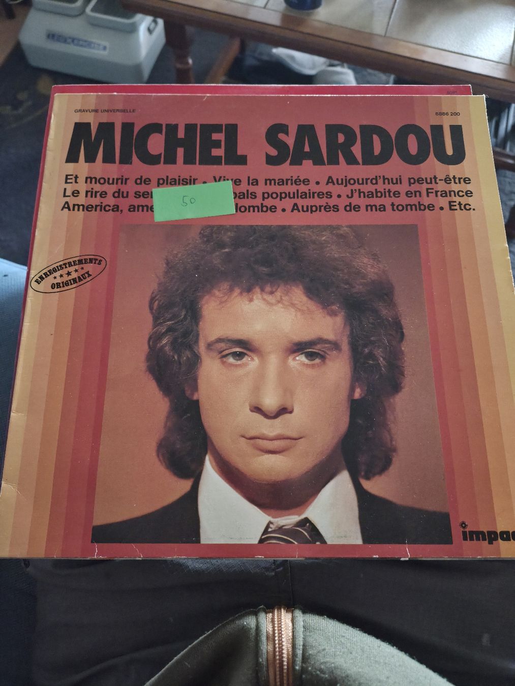 Schallplatten: Disque vinyle Michel Sardou,  – Gebraucht aus Genève von seb_cf6l