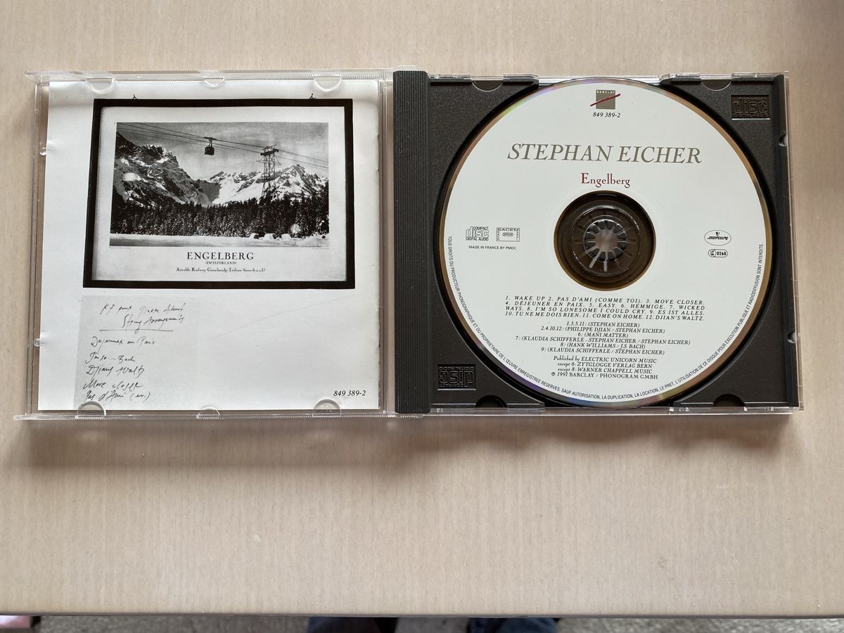 CDs: Stephan Eicher - Engelberg – D'occasion à Oberried Brienz par Chyara 2