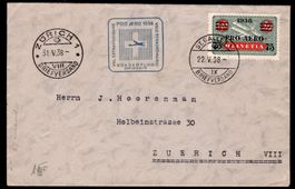 CH - Flugpost - Sonderflug - SF 38.1l - Pro Aero 1938