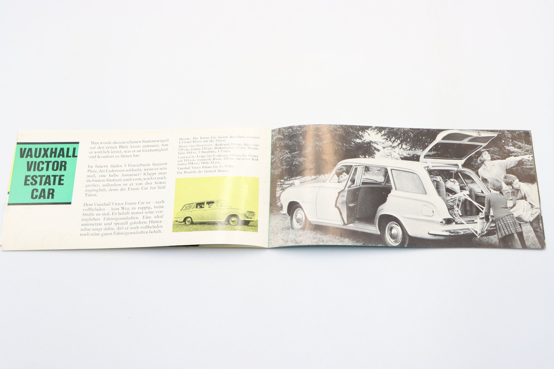 Vauxhall Dokumente: Vauxhall Modellprogramm 1963 Prospekt GM Bienne – Gebraucht aus Bühl b.Aarberg von Collectorpassions 4