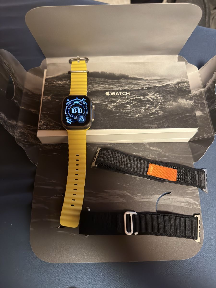 Apple Smartwatch: Apple Watch Ultra 49mm Titanium – Gebraucht aus Trimmis von HenrikB