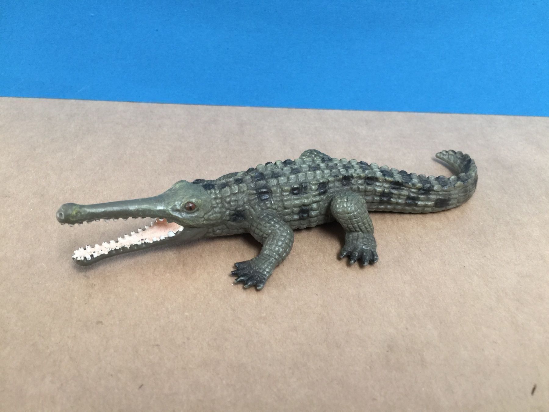 Schleich Statuette: Schleich 14167 Gavial Rarität Krokodil – Usato da Ennetbaden venduto da mapa05 1