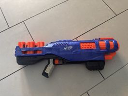 Nerf Elite Spielzeugpistole blau guter Zustand