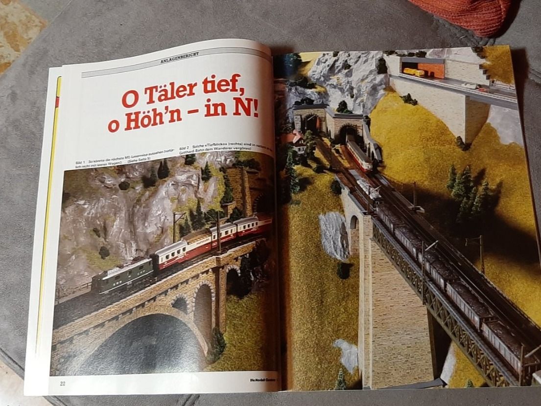 Riviste & Magazine: Zeitschrift, Die Modell Eisenbahn 1986 – Usato da Lohn-Ammannsegg venduto da schwerti53 7