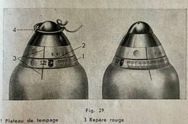 Règlement 1944 ww2 Mle 33 lance mine Minenwerfer munition 81