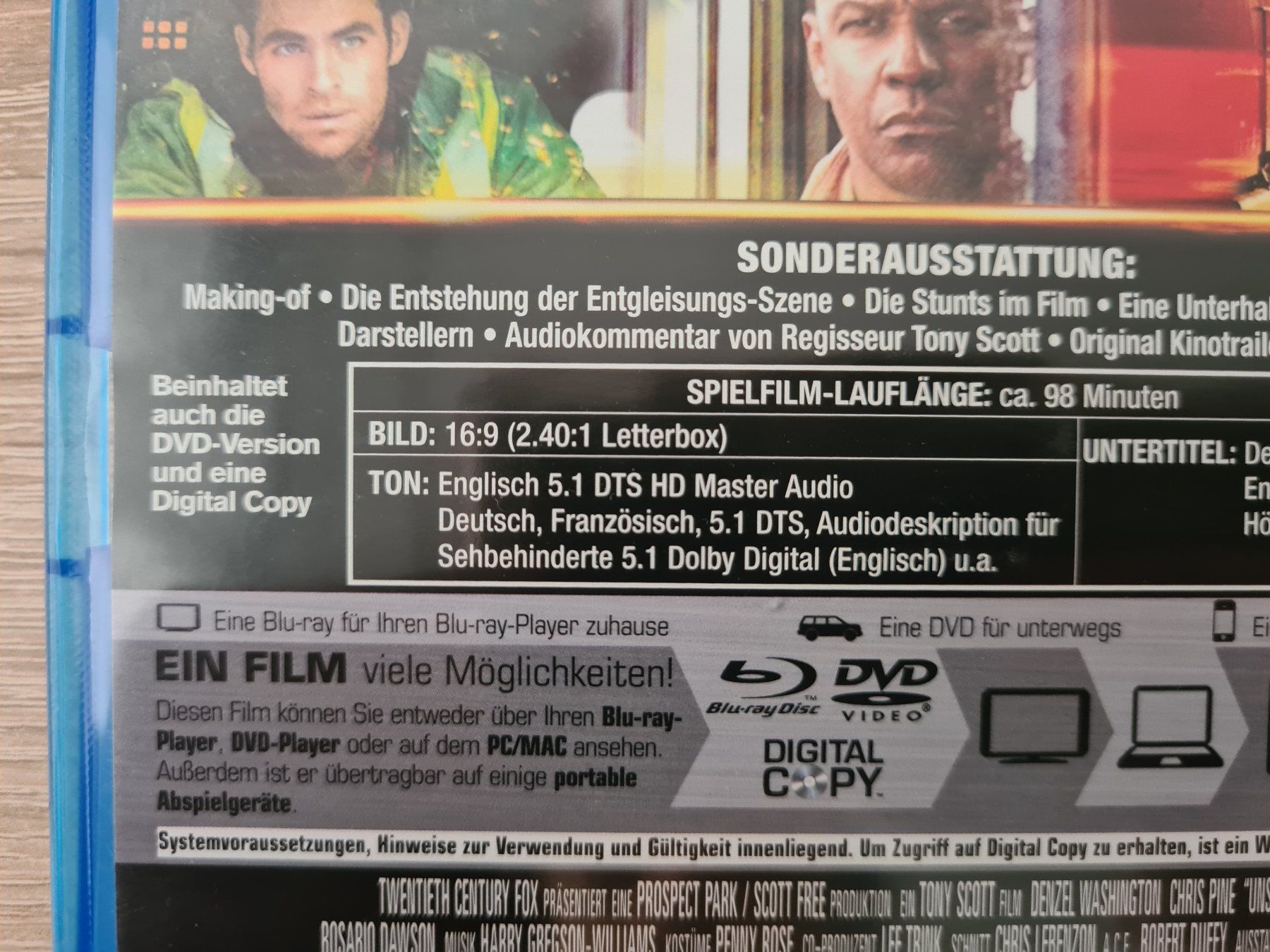 Tutti i DVDs: Unstoppable (2 Disk) - Blu-ray – Usato da Carouge GE venduto da Franllo 2