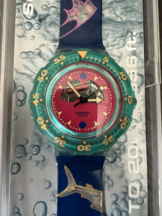 Swatch Scuba 200 (SDN101) Happy Fish (Neu und originalverpackt) in ...