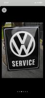 VW Service Schild Blech retro Garage Werkstatt Schild Vintag