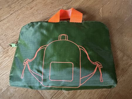 Rucksack Faltbar grün. Neu 