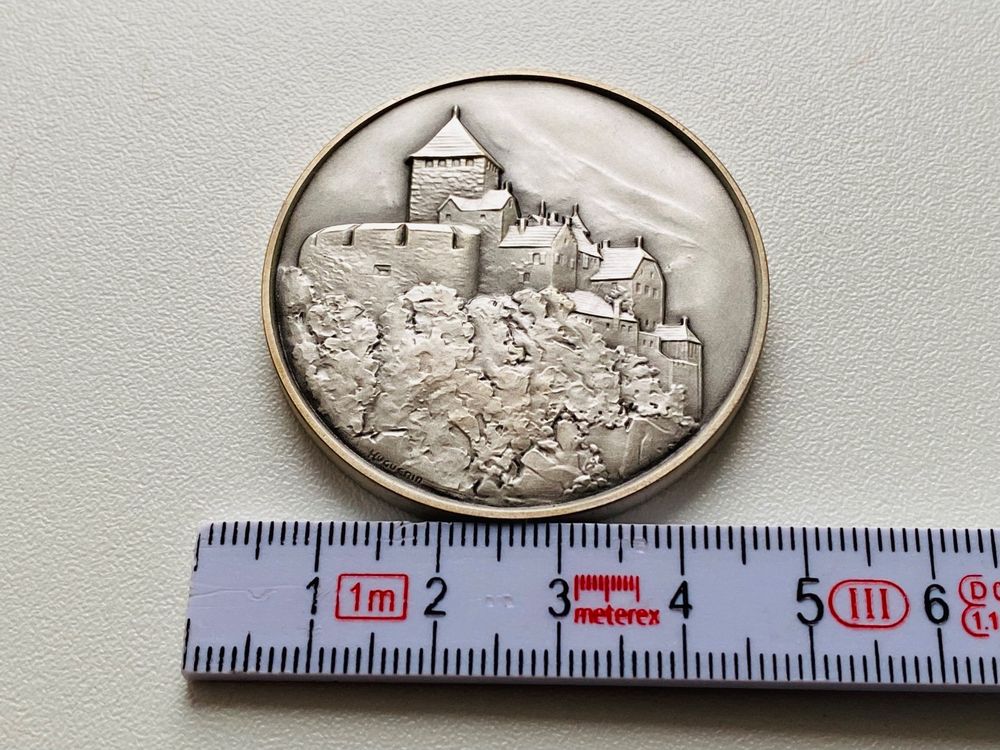 grosse Medaille Liechtenstein Vaduz Ausstellung 44 gr 45 mm Kaufen