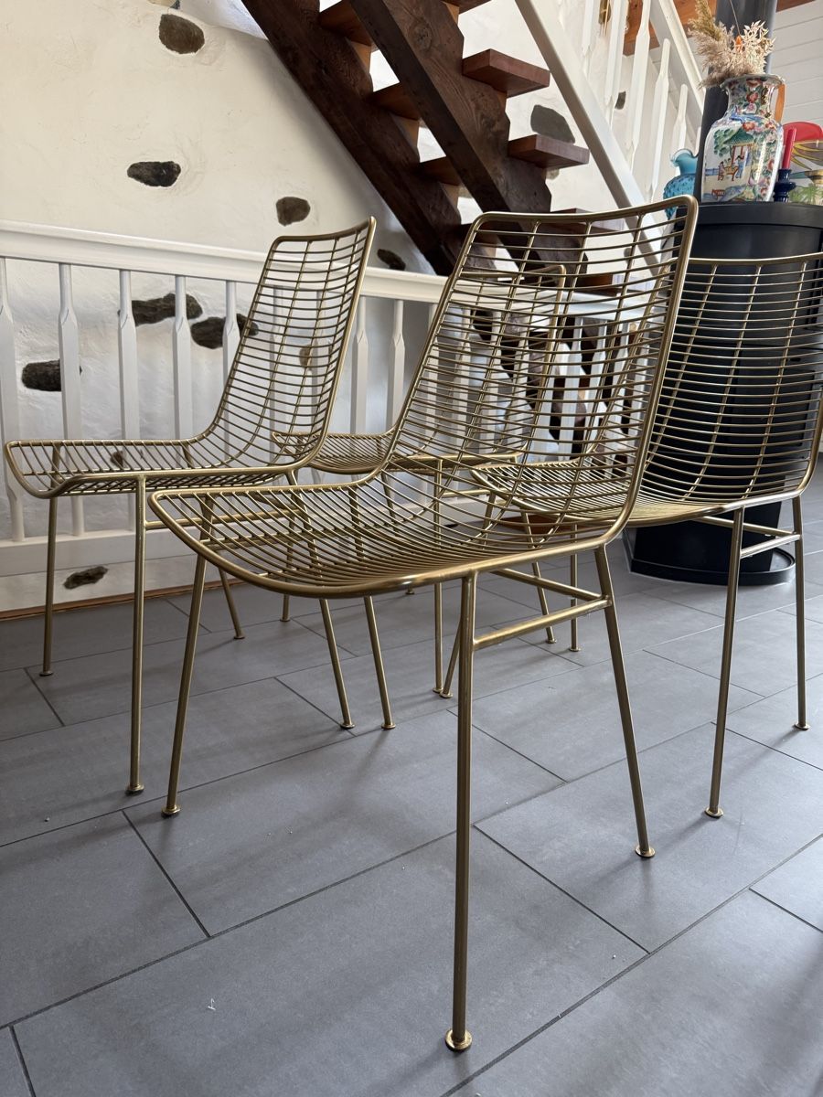 Sedie: Set of 4 Brass Chairs – Usato da Etoy venduto da mau_677p