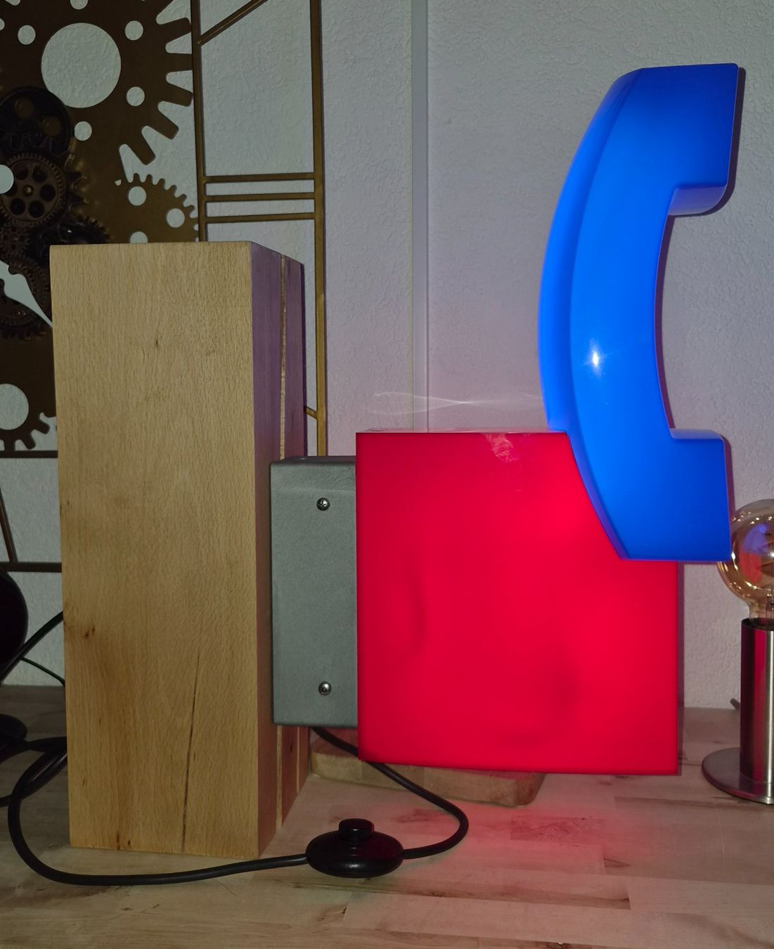 Lampade: Coole Retro Lampe im Telefon Design, ein echter Hingucker! – Usato da Münchenbuchsee venduto da mausi1966 4