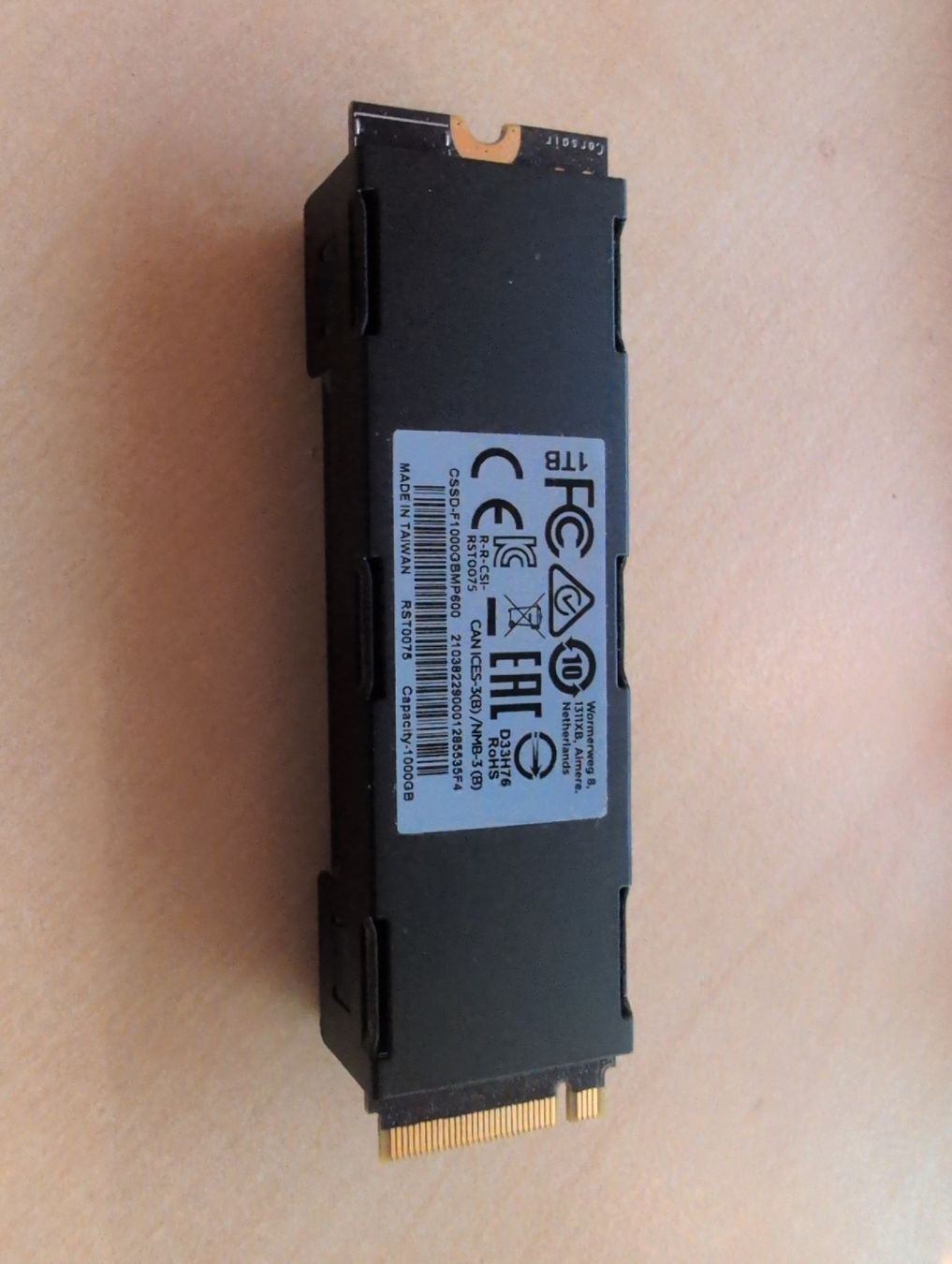 Corsair Schede di memoria: corsair MP600 1TB – Usato da Vétroz venduto da Aurecot 1