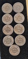50 Rappen Silbermünzen Jahrgang 1943 - 1964