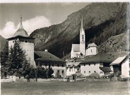 ZERNEZ Schloss Planta W. und Kirche