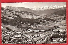 WATTWIL MIT CHURFIRSTEN, FOTOKARTE