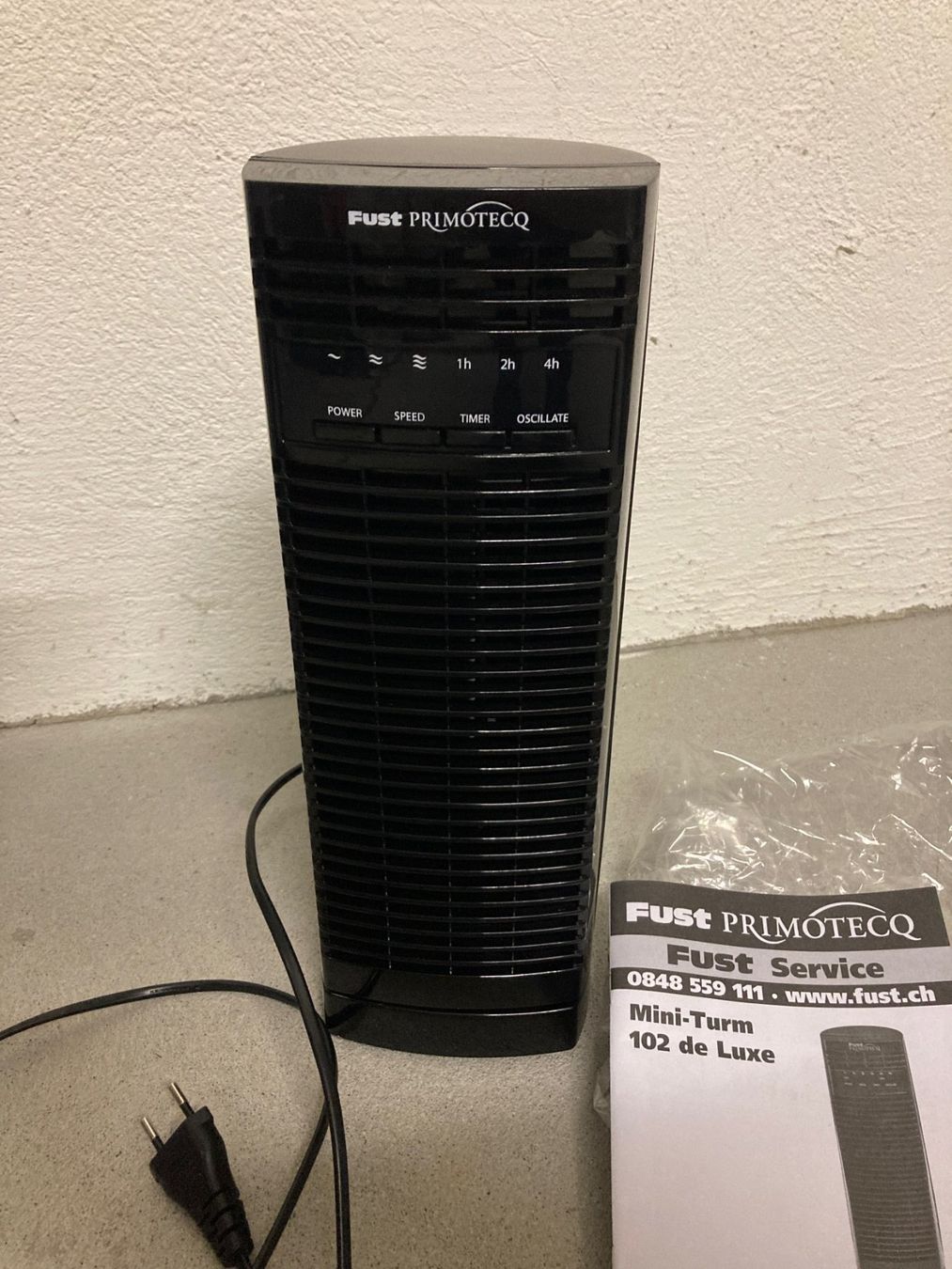 Primotecq Ventilatoren: Ventilator Primotecq Mini Turm 102 DeLuxe – Neu (gemäss Beschreibung) aus Dielsdorf von Chantal1988 2
