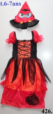 Costume sorcière / Hexe t. 6 - 7 ans