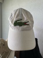 Lacoste Kappe beige Krokodil Logo guter Zustand