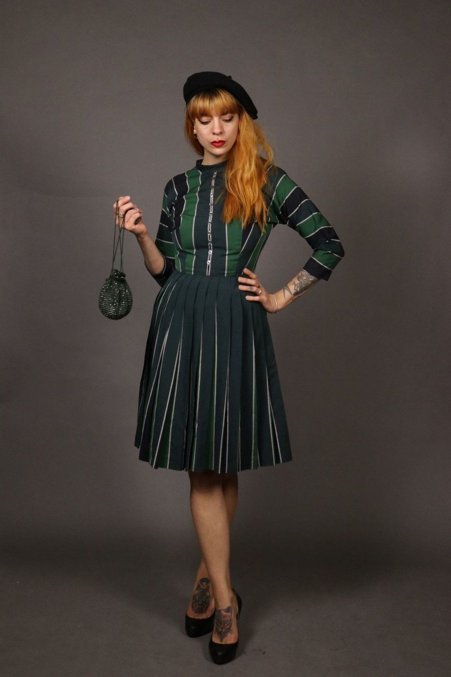 Vestiti: Vintage 1940er JONATHAN LOGAN Kleid- Xs – Usato da Hombrechtikon venduto da BAZ-Vintage 5