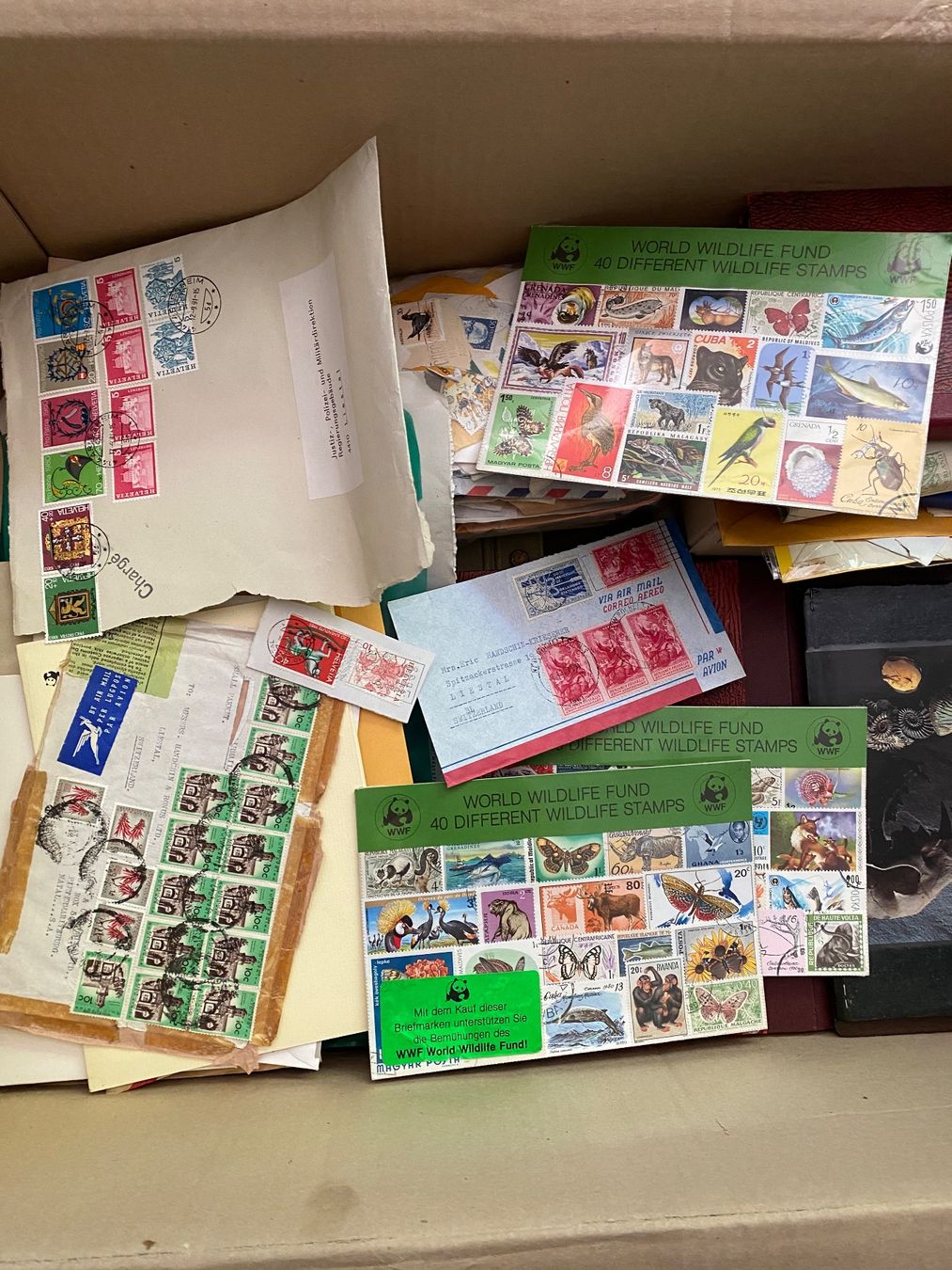 Tous les timbres: Grosse Briefmarkensammlung, Schweizer&internationanle Marken – D'occasion à Liestal par nmk9 4