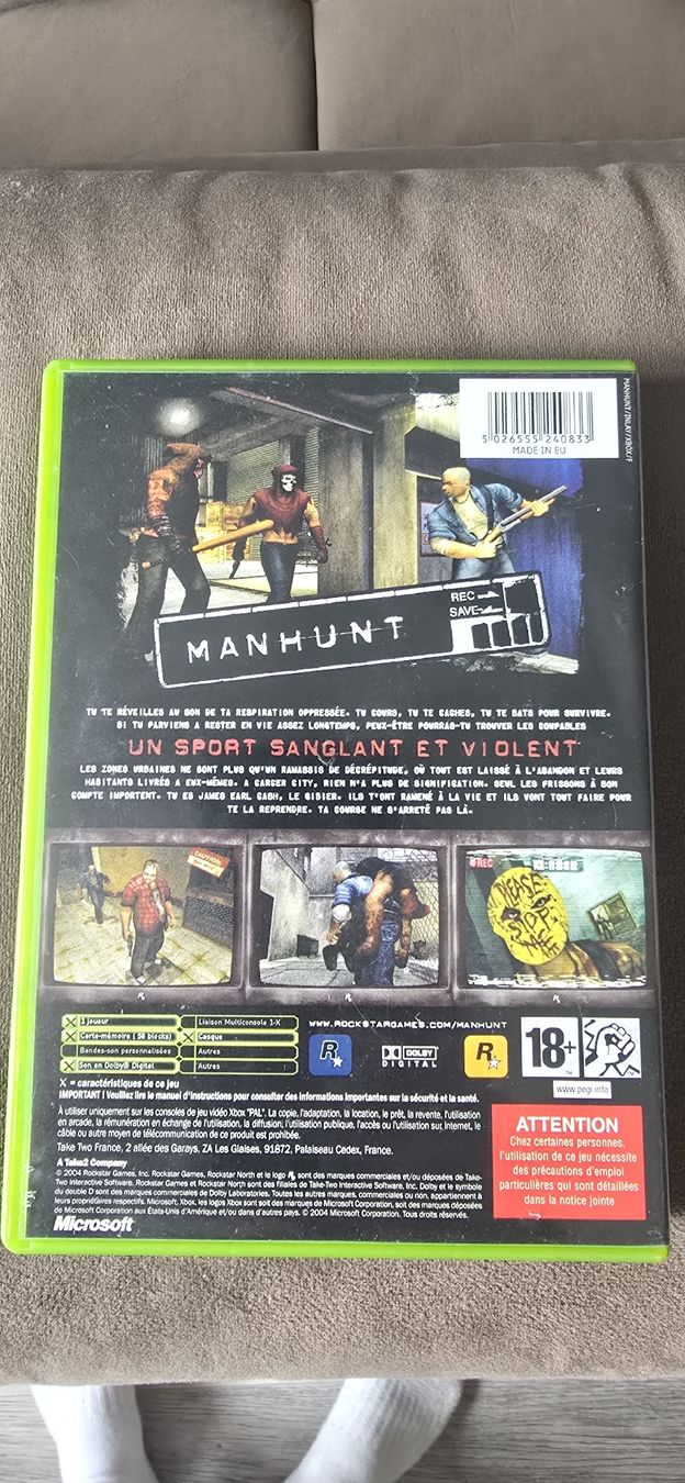 Microsoft Spiele: Manhunt Xbox – Neu (gemäss Beschreibung) aus Le Noirmont von desoto55 2