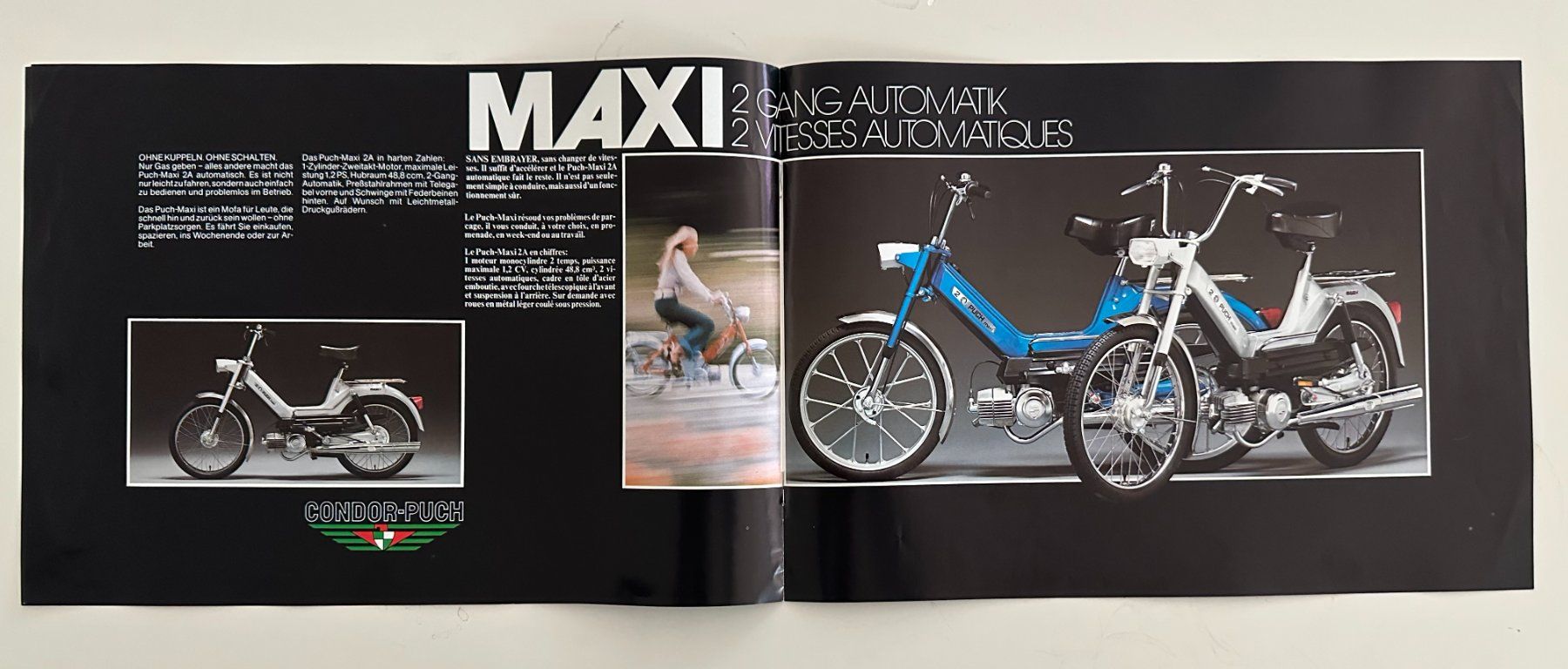 Puch Documents: Original Condor-Puch Maxi / X30 Prospekt d/fr – D'occasion à Oberägeri par verwuester 2