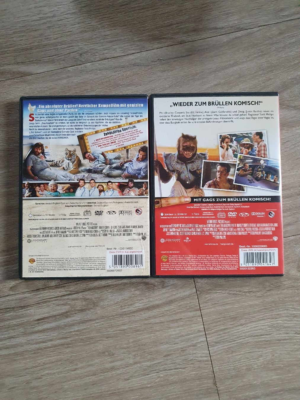 Tutti i DVDs: Hangover 1+2 DVD's (FSK 12) – Usato da Solothurn venduto da Daniel_SO 1