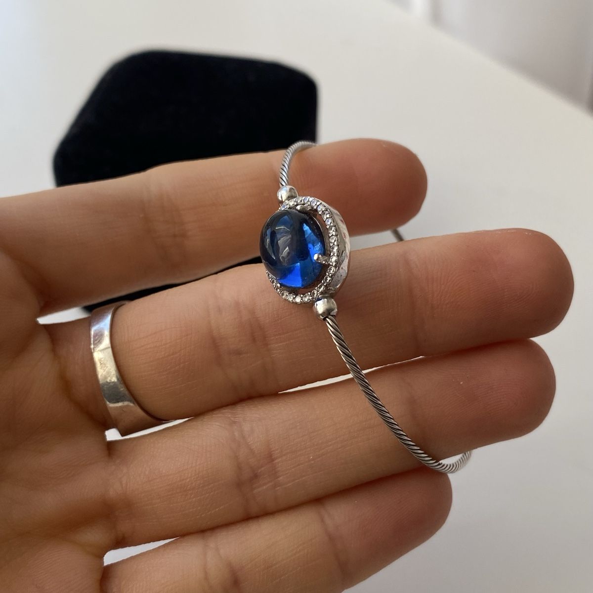 Bracciali & Braccialetti: Silber 925 Tanzanite Solitär Armreif – Nuovo (secondo la descrizione) da Givisiez venduto da dor_xb9k 1