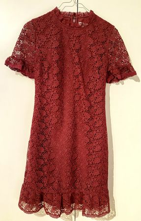 British brand Whistles Mini Dress - EU 36 - Burgundy