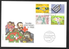 FDC Serie 765-768 ET 13.09.1988 schön illustriert