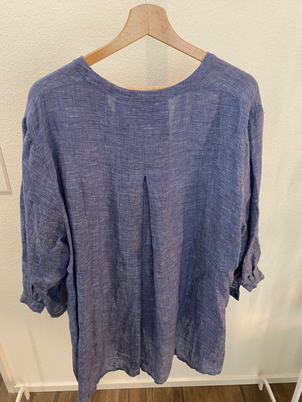Soeur Camicette: Mes Soeurs et Moi Leinen-Bluse blau Gr. 6 / 50 - 52 – Usato da Arlesheim venduto da san_w9vr 3