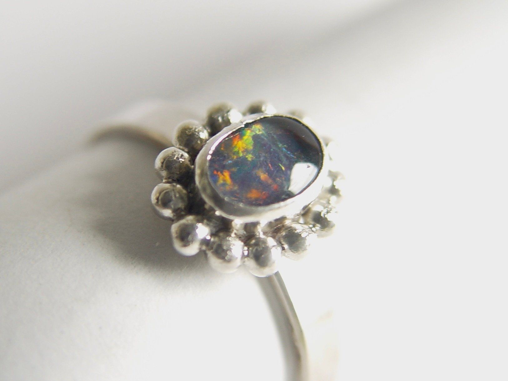 Ringe: Ring mit Opal, Silber 925 – Gebraucht aus Henggart von gernli 1