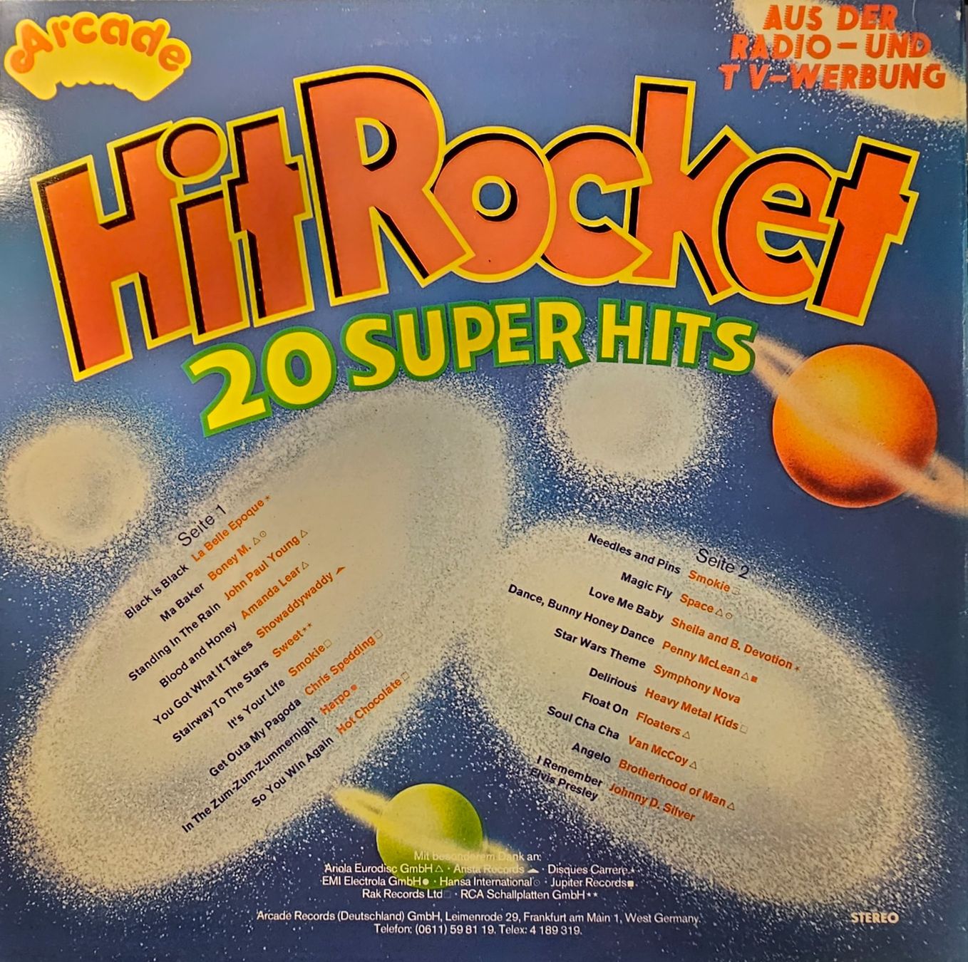 Schallplatten: Various – Hit Rocket – Gebraucht aus Wahlen b. Laufen von Cg10 1