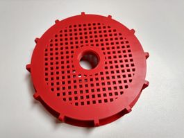 IBC Tank Deckel mit Gitter und G1" Gewinde (3D Druck / PLA)