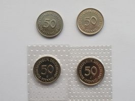 50 Pfennig 1985 Stgl D-F-G-J