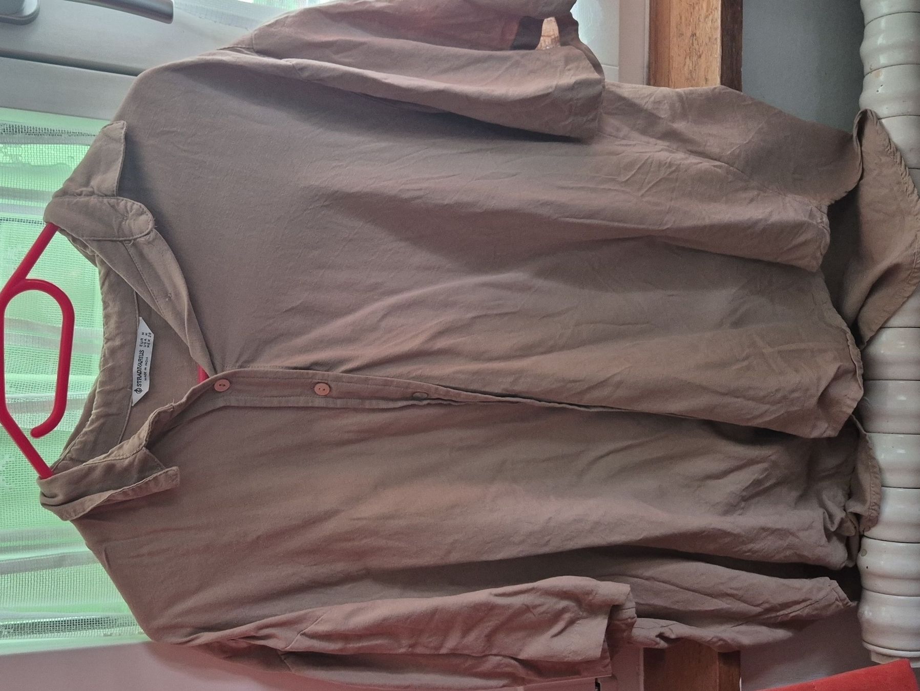 Stradivarius Blusen: Stradivarius Bluse Hemd Grösse M beige – Neu (gemäss Beschreibung) aus Windisch von Europapark18