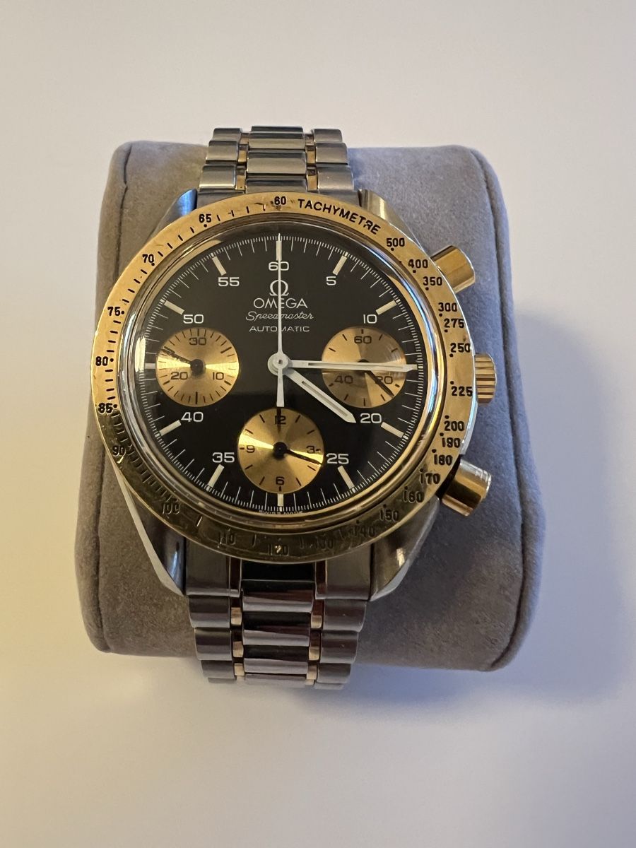 Omega Orologi: Omega Speedmaster Automatic Stahl/Gold Herrenuhr! – Usato da Basel venduto da Valjoux9 1